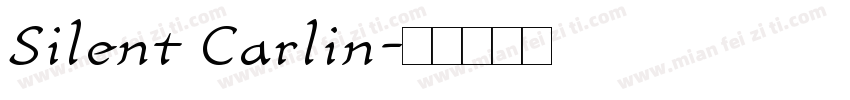 Silent Carlin字体转换